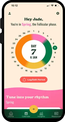Predict your period, phase and season
